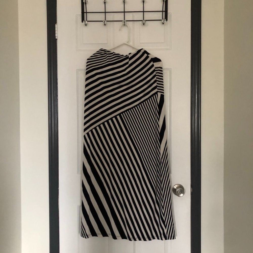 Striped Maxi Skirt